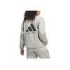 Adidas 2024 Collection Chapter Solid Color Logo Print Crew Neck Sweatshirt Unisex Tops Sesame IN7698