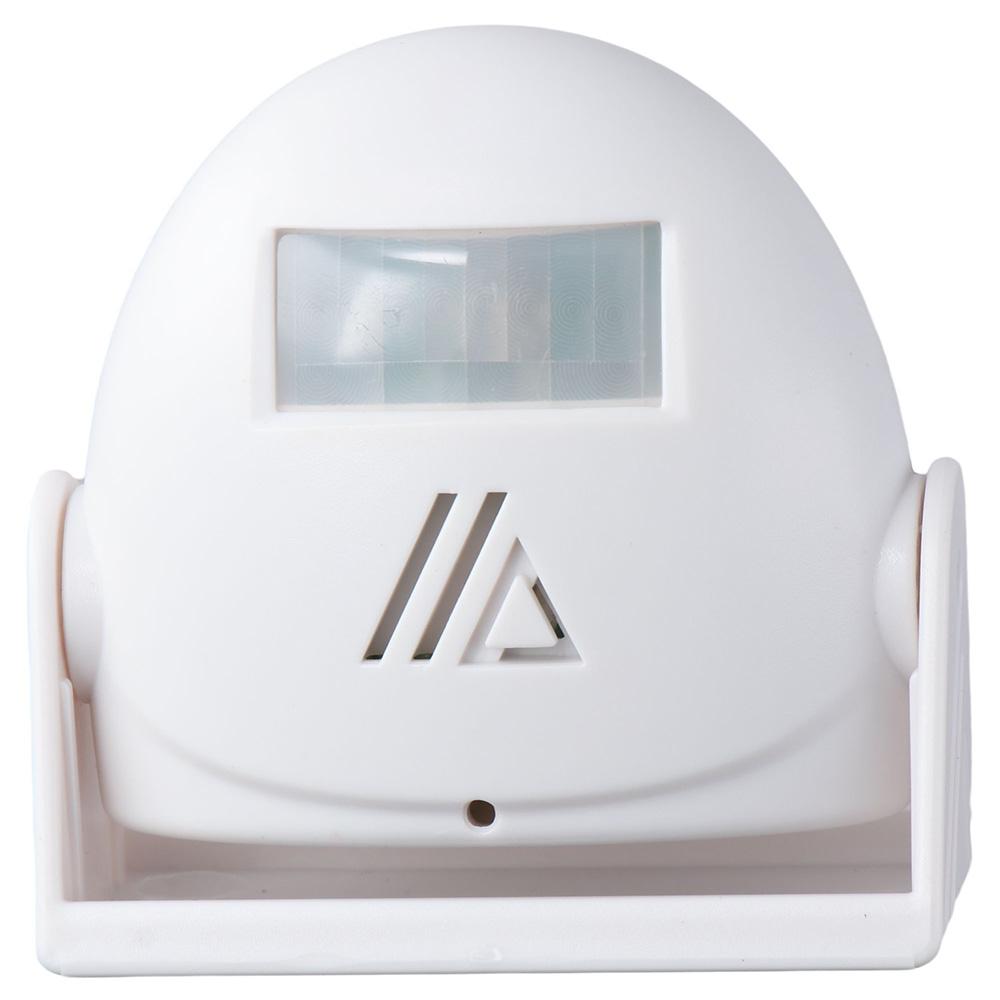 Пластиковый интеллектуальный датчик дверного звонка Белый Входная сигнализация Прочный звонок-сигнализация Дверной звонок Дома