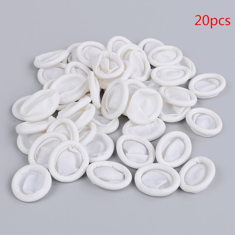 100Pcs/200Pcs Disposable Latex Rubber Finger Cots Sets Fingertips Protector Glove