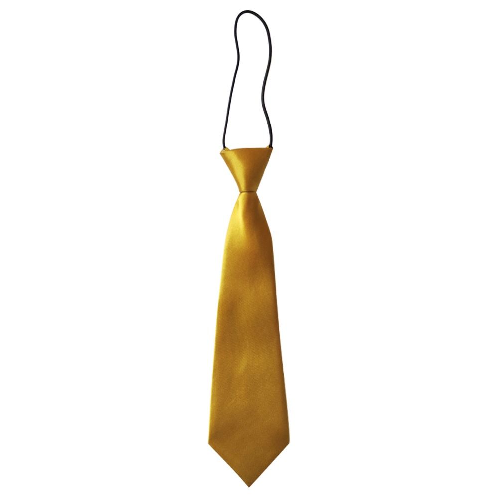 Short Style Cute Decoration Solid Color No Small Tie School Kids Tie Wedding Elastic Neck Tie