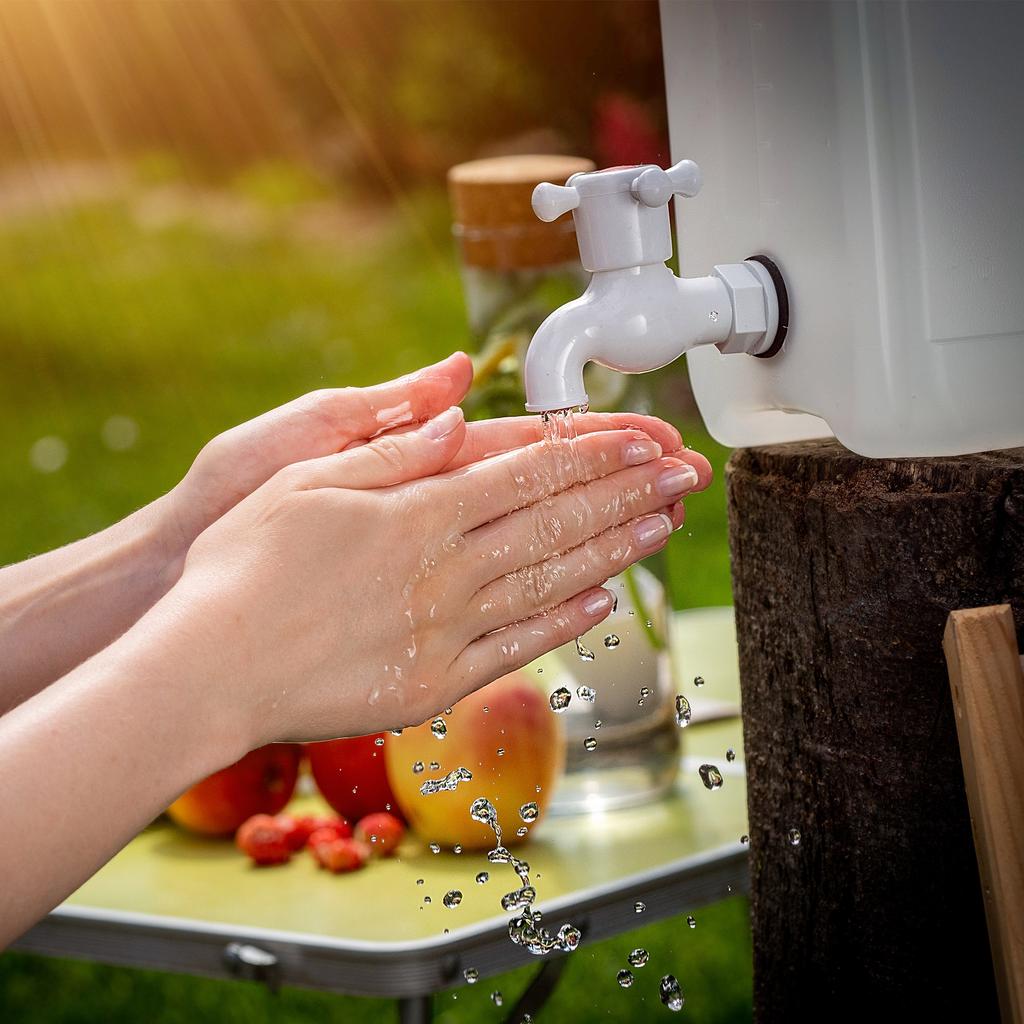 Канистра для воды KADAX, контейнер для умывальника, канистра, дозатор мыла, жидкости 5 л с краном