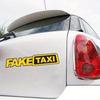 3pcs Fake Taxi Sticker Vinyl Decal Car Window Drift Funny Tuning