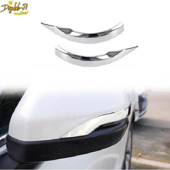 For Honda CRV CR-V  2024 Chrome ABS Rear View Mirror Strip Molding Trim 2X