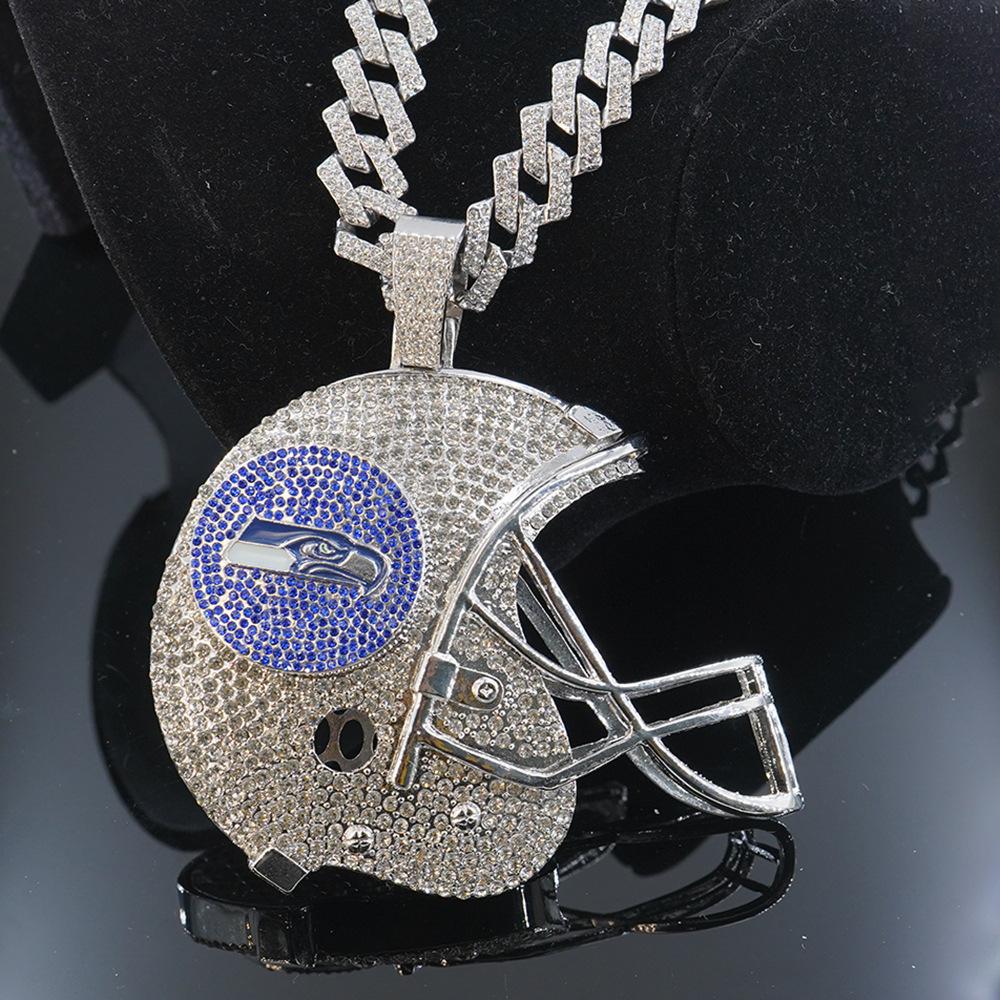 Футбольный Шлем Seattle Seahawks Подвеска-Кулон из Сплава Аксессуары