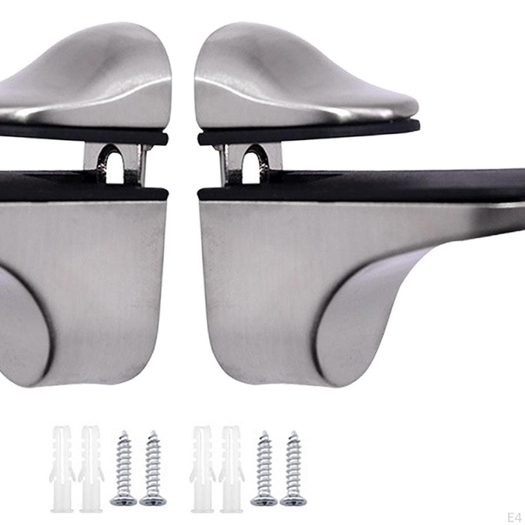 Кронштейн для стеклянной полки для дерева и стекла, полный монтажный комплект