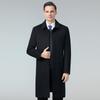 Wool Coat Middle-aged Men's Business Casual Removable Down Liner Woolen Jacket