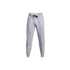 Fleece Training Mid-Waist Drawstring Cuffed Sweatpants Retro Sports Long Pants Knitted Men Pants Gray 1370351-011