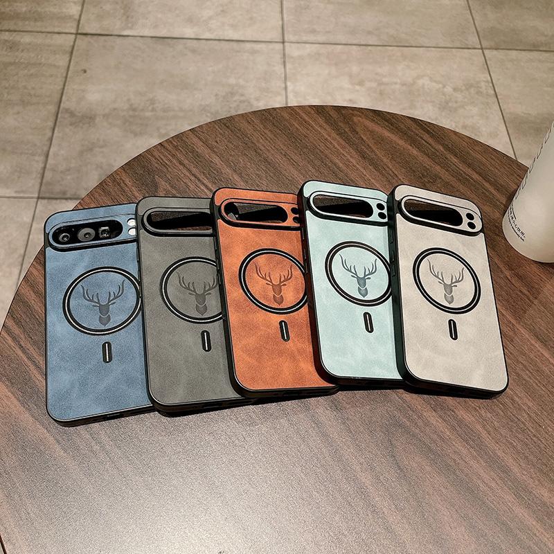 Для Google Pixel 7 Магнитный Роскошный Кожаный Бронированный Противоударный Чехол Для Pixel 7 Pro 7A Для Беспроводной Зарядки Magsafe Чехол для Телефона