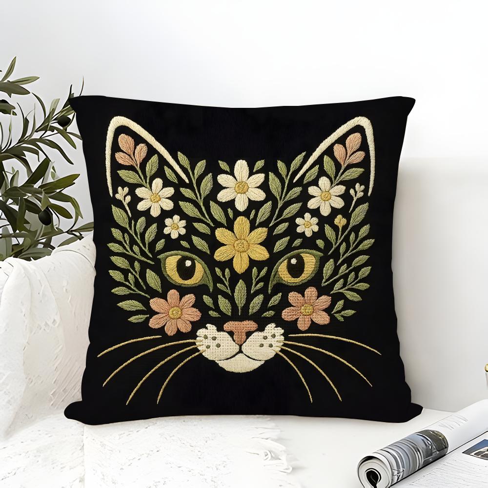 Abstract Natural Animal For Home Decor Pillow Case Cotton Linen Fabric Square Zipper Pillowcase Home Decorative Living Room