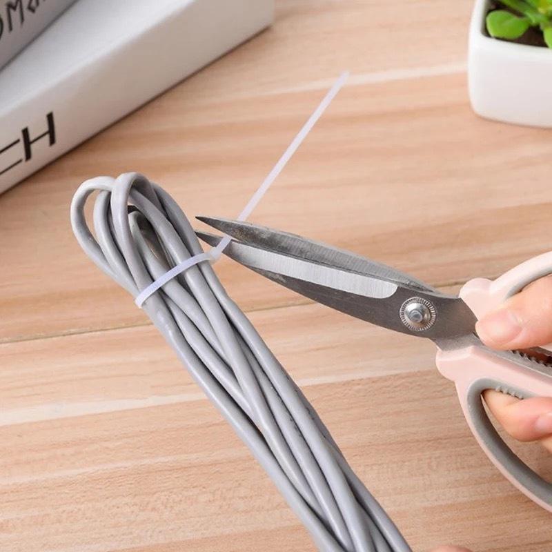 500 шт. 3X100MM многоцелевые нейлоновые кабельные стяжки самоблокирующиеся кабельные стяжки