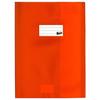 PVC Notebook Protector - APLI - 24 X 32 Cm - Opaque Orange - Leather Grain - REACH Compliant