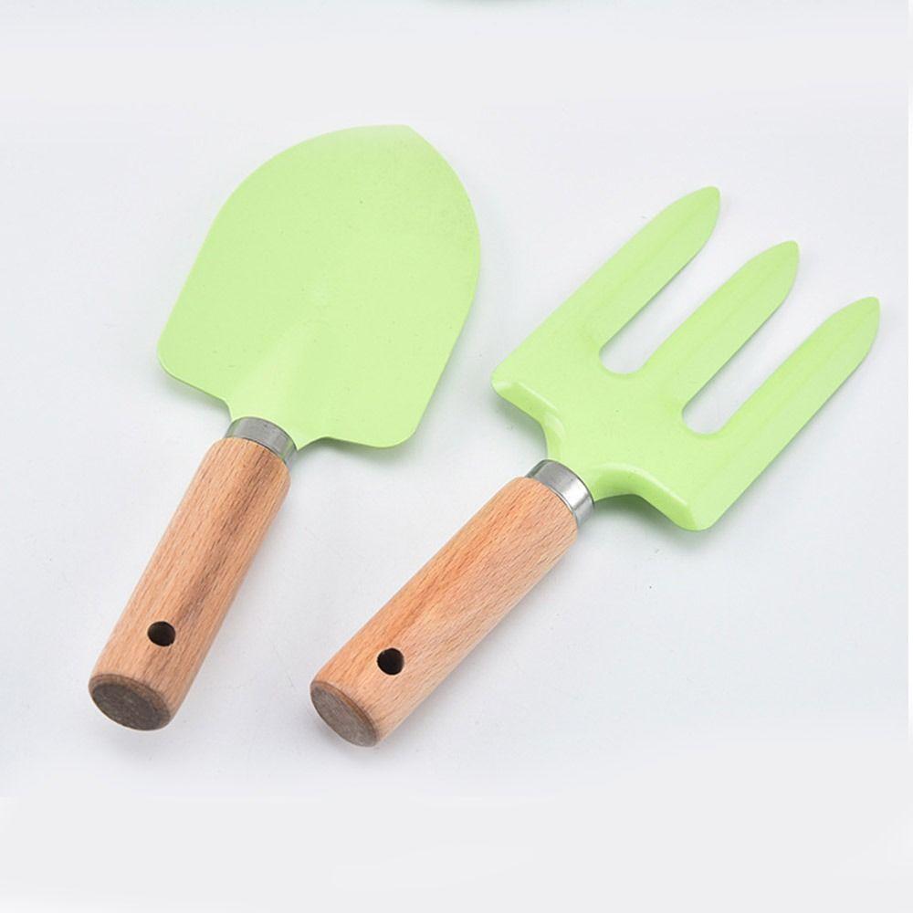 1/3 шт. Маленький садовник детский садовый инвентарь набор лопата грабли вилка прочная деревянная ручка детский садовый инструмент безопасно рыхлит почву