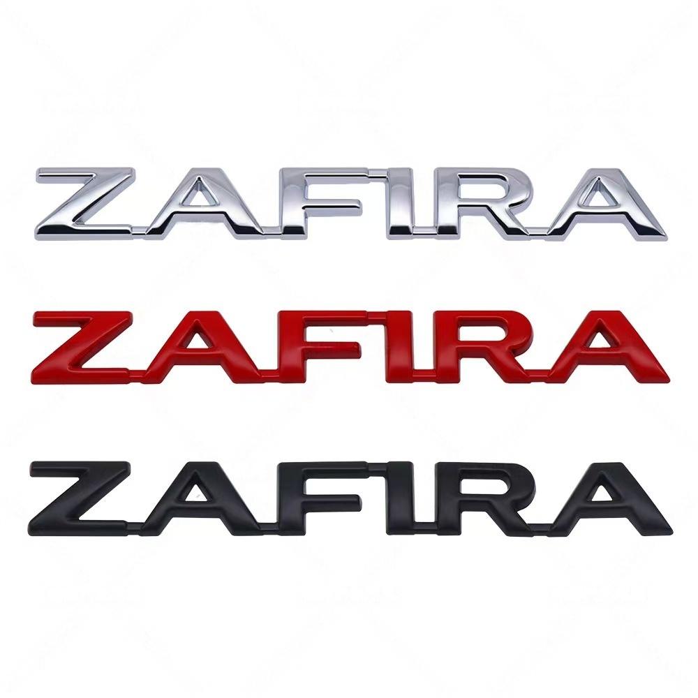 3D Metal ZAFIRA CORSA Etc Letters Badge Sticker Rear Trunk Emblem Decal High-Quality Automotive Exterior Accessories