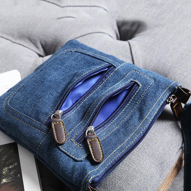 Классическая джинсовая повседневная женская сумка через плечо, маленькие сумки на плечо