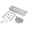 Galvanized Swivel Top Bunk Bracket Kit with Hardware for 3in Wide 3in Tall Boat Trailer Crossmember