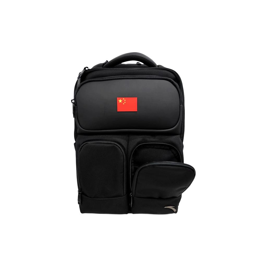 New Anta Nylon Backpack Unisex Black 492440102-1
