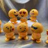 Spring Expression Shake Funny Smile Face Doll Creative Car Ornaments Fun Shook Head Toys Auto Ornament