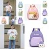 Stylish Unisex Kindergarten Backpack In Pure Color For Kids With Lightweight Comfort