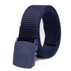 New Unisex Canvas Tactical Belt - No Metal Buckle, Woven Design, Ideal for Military Training.