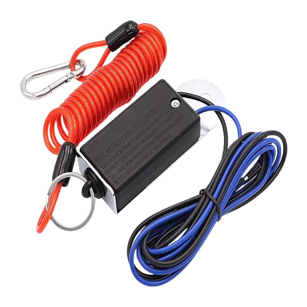 Электрический выключатель аккумулятора Breakaway спиральная кабельная система подходит для буксировки прицепа кемпера автомобильные аксессуары K6Z1