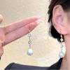 Long Tassel Imitation Pearl Crystal Drop Earrings for Women Statement Sweet Geometric Brincos Party Jewelry Girl Earring