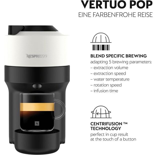 Capsule Coffee Machine Krups XN 9201 Vertuo Pop Coconut White