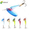 Fishing Spinner Bait 9g Spoon Lure Metal Baits Treble Hook Isca Artificial Fish Wobbler Carp Spinner Bait