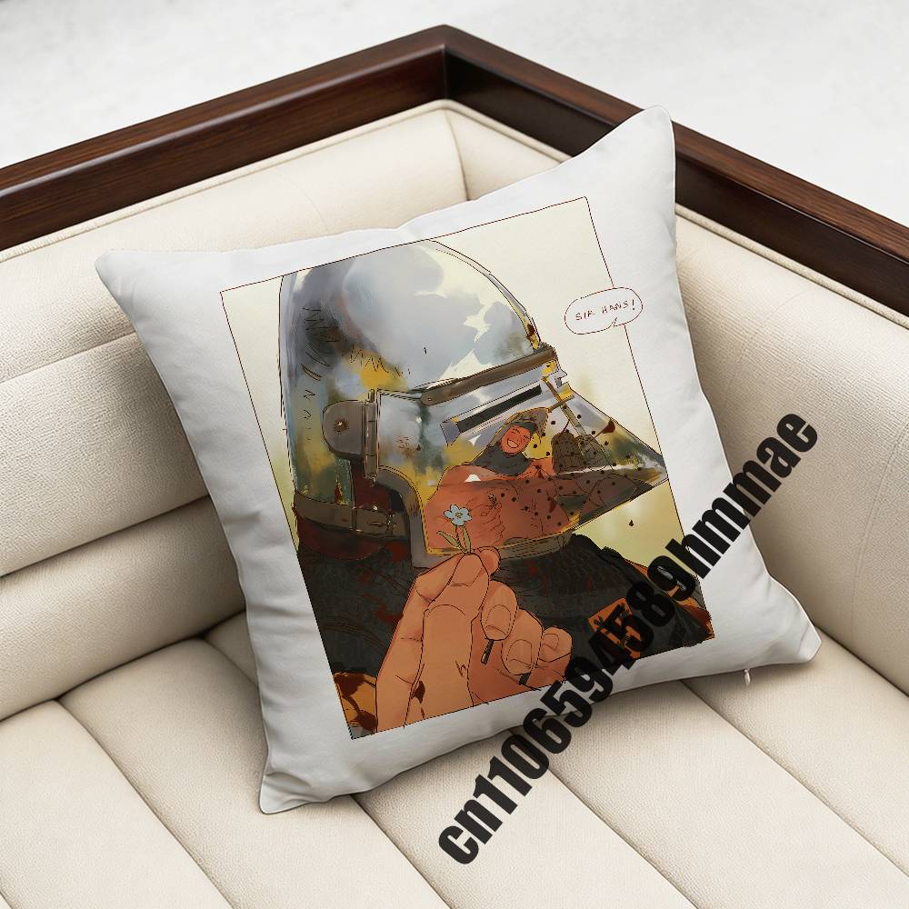 For K-Kingdom Come Deliverance Hans Henry Kcd 2 Throw Pillow Case Sham 45X45Cm 35X35Cm Square Bedroom Pillowcase Cushion Cover