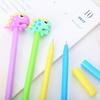 10pcs 0.5mm Cute Pen Creative Dinosaur Shape Gel Pen Cartoon Tyrannosaurus Water-based Signature Pen Learning Office Stationery