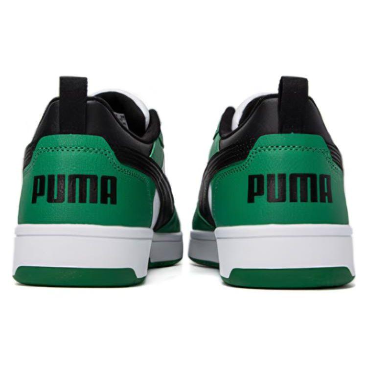 Puma Rebound V6 Low Archive Green Black Unisex Sneakers White 392328-06