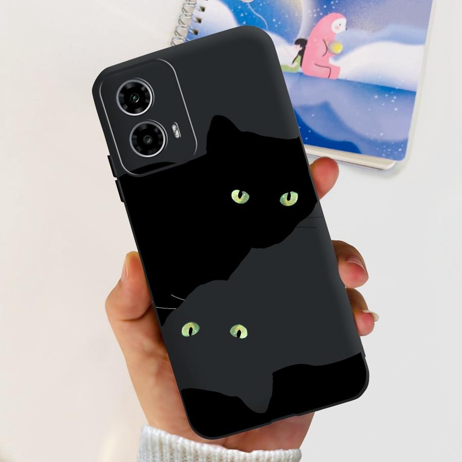 Для Motorola Moto G24 Power Чехол 2024 Новая Мода Цветок Силиконовый Мягкий Задний Чехол Для Moto G24 G34 Чехол для Телефона MotoG24 G 24 Coque