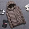 Men's Korean Style Slim Hooded Winter Down Jacket