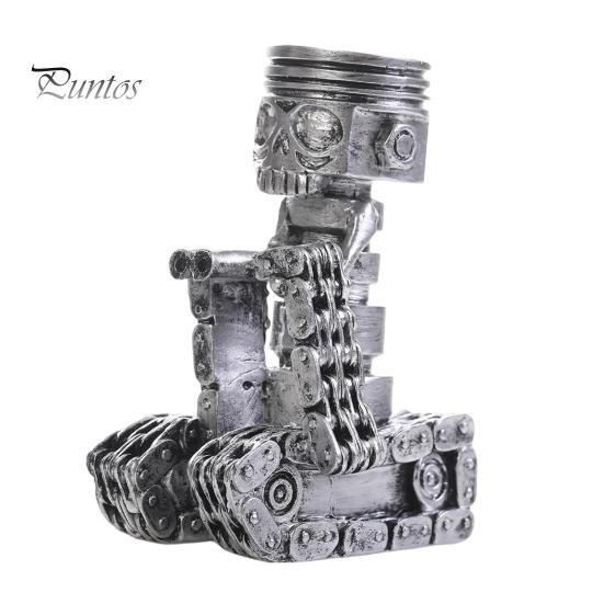 Резной поршень, череп, лицо, скульптура, резная шестерня, скелет, художественная статуэтка из смолы, украшение для домашнего офиса и стола для автолюбителей