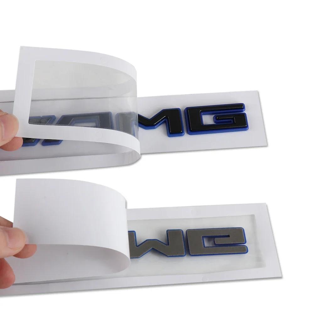 Car Sticker 1pc 3D ABS Car Rear Trunk Badge Decal Letters Sticker For Mercedes Benz AMG A B C E G CLA C63 C63S E53 GT SLK Auto A