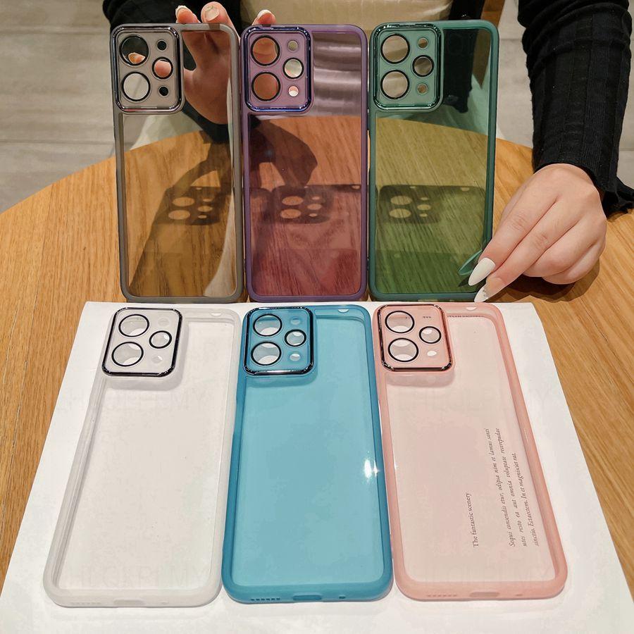 Прозрачный чехол для телефона для Xiaomi Poco F8 M8 X8 Pro X6 C75 C85 14T 15T 13T 17 Redmi Note 12 13 14C 13C 14S A5 15 15C Защитная пленка-чехол для объектива камеры