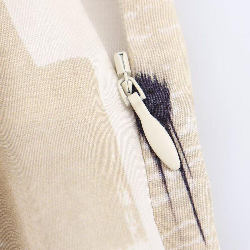 Kaslead New Arrival Women's Clothing Fashion Style Fashion Minimalist Intimates Style Print Dress 8303024