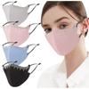(Projector)Summer Health Cycling Bright Drill  Silk Mouth Face Mask Respirator Men Women