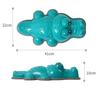 sensory path river stones Crocodile - turquoise