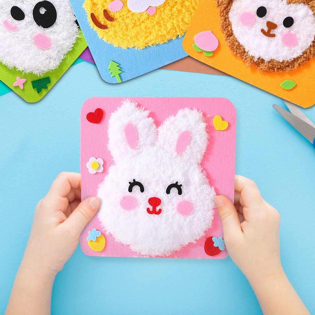 Детская игрушка-головоломка из мультяшного материала своими руками