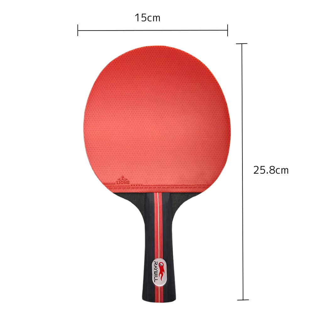 Portable Table Tennis Racket Set with 2 Rackets and 3 Ping Pong Includes Storage Easy To Use Table Tennis Table Tennis Table Tennis Balls Balls, Bag,