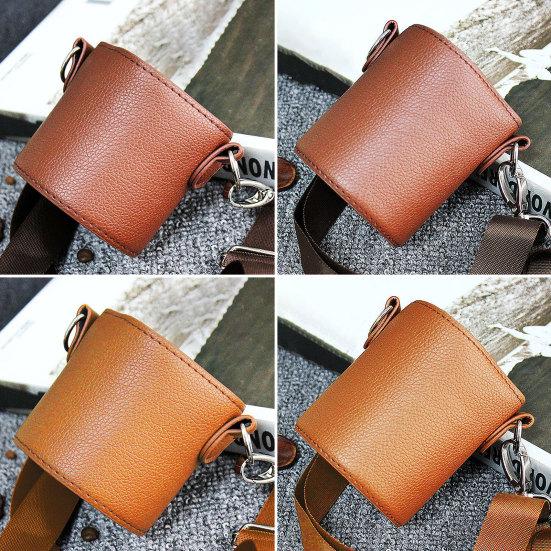 Сумка-подстаканник Съемная Термостойкая Защита от ожогов Регулируемый Портативный Ремень Ручная переноска Искусственная