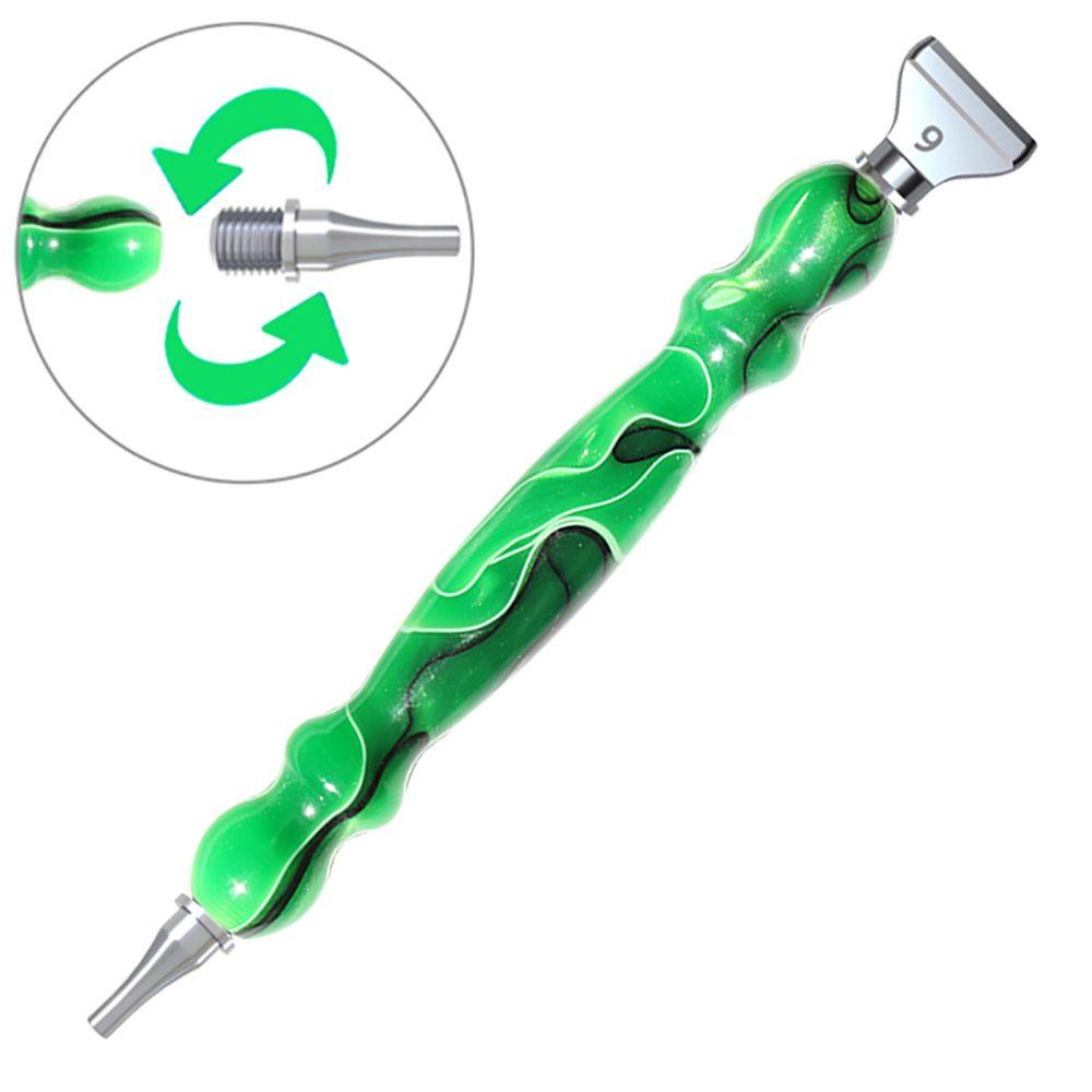 Cross Stitch Point Drill Pen Alloy Replacement Pen Heads Resin Diamond Painting Pen Resin Pen