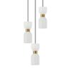 Lampa wisząca MONZA PND-57602-3-BK+BRO Italux