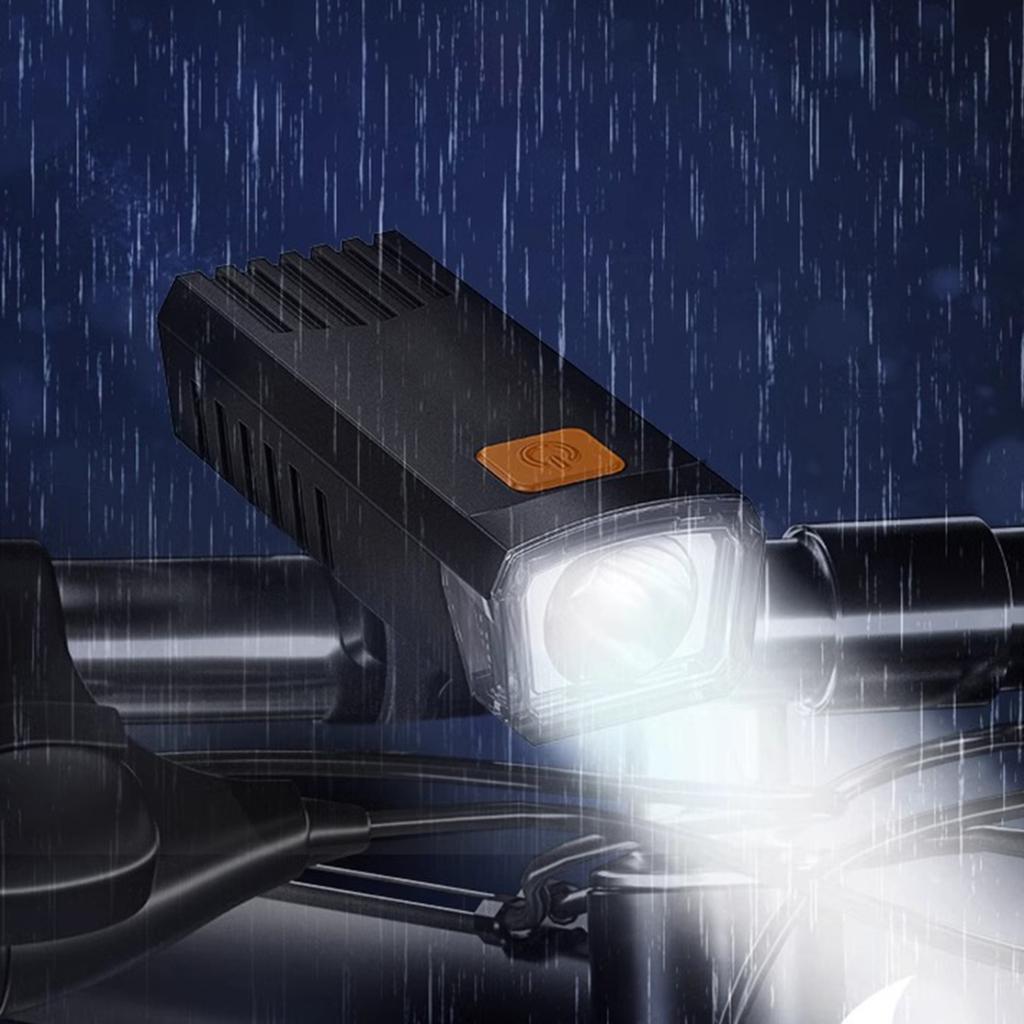 Bright LED Rechargeable Bike Light 4 Light Modes Waterproofs Road Bicycles Light Front Headlight Easy To Install