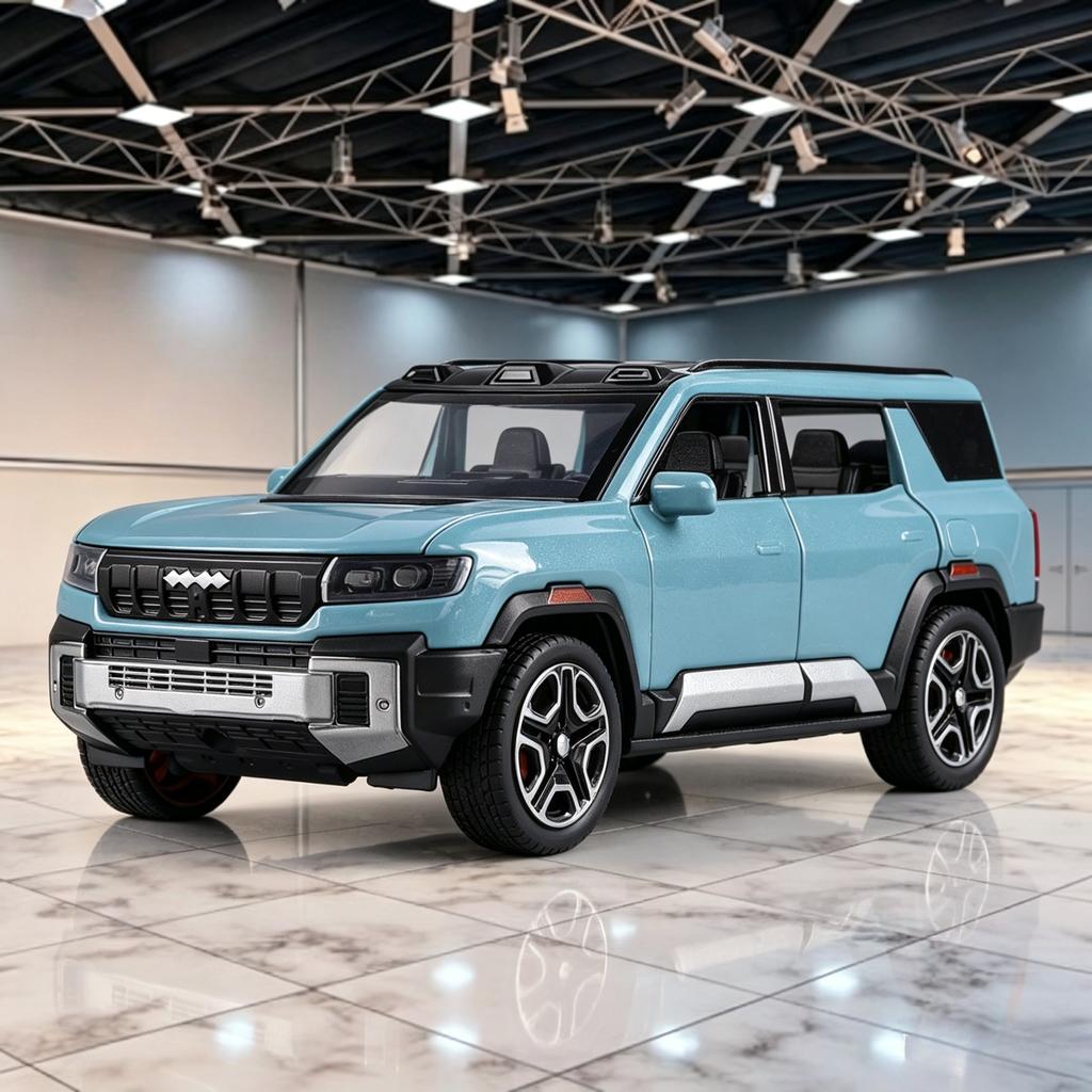1:32 Fangchengbao Bao 8 Новая Энергия Хардкорный Внедорожник Сплав Модель Автомобиля Литая Металлическая Модель Автомобиля Звук и Свет Игрушка Подарок