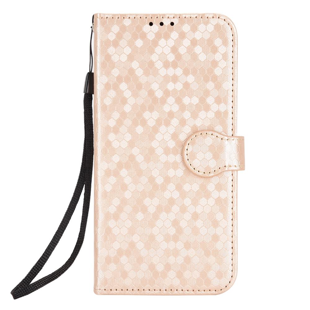 For Huawei Nova 14 Pro 5G Wallet Case Dot Pattern Imprint PU Leather Phone Cover with Wrist Strap