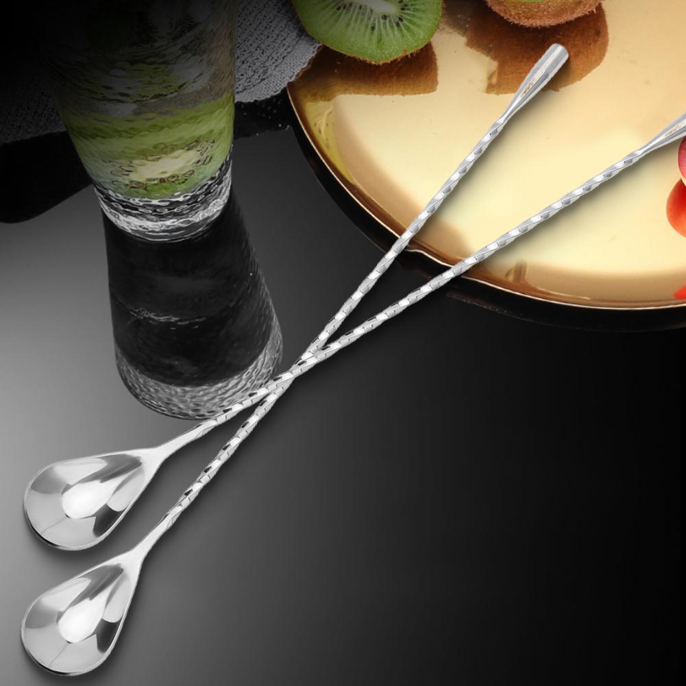 1/3Pcs Bartender Tool Set Long Handle Cocktail Stirrer Barista Mixing Tool for Home Bar Ice Cream Smoothies
