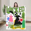 Wicked  Warm Soft Blanket  Kids Plush Bedding Throws Funny Bedroom Flannel Bedspread Sofa Bed Cover
