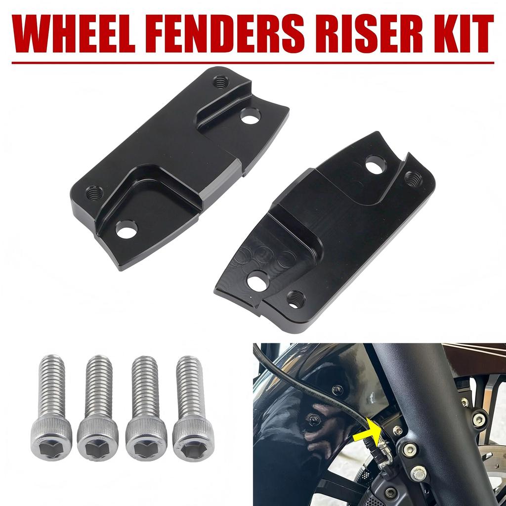 Передние 21" Колесные Крылья Подъемник Переходник Проставка Комплект Для Harley Touring Electra Street Glide 2014+
