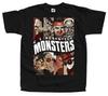 Черная футболка унисекс Classic Monsters V3 с постером фильма